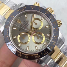 [롤렉스] Rolex Oyster Perpetual Daytona Cosmograph -  롤렉스 데이토나 코스모그래프 40mm 화이트 다이얼 엘로우골드 콤비