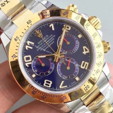 [롤렉스] Rolex Oyster Perpetual Daytona Cosmograph -  롤렉스 데이토나 코스모그래프 40mm 화이트 다이얼 엘로우골드 콤비