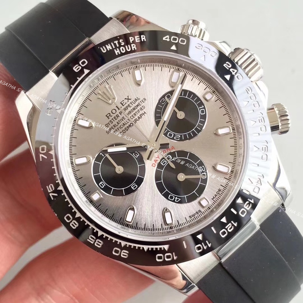 [롤렉스] Rolex Oyster Perpetual Daytona Cosmograph -  롤렉스 데이토나 코스모그래프 40mm 러버밴드