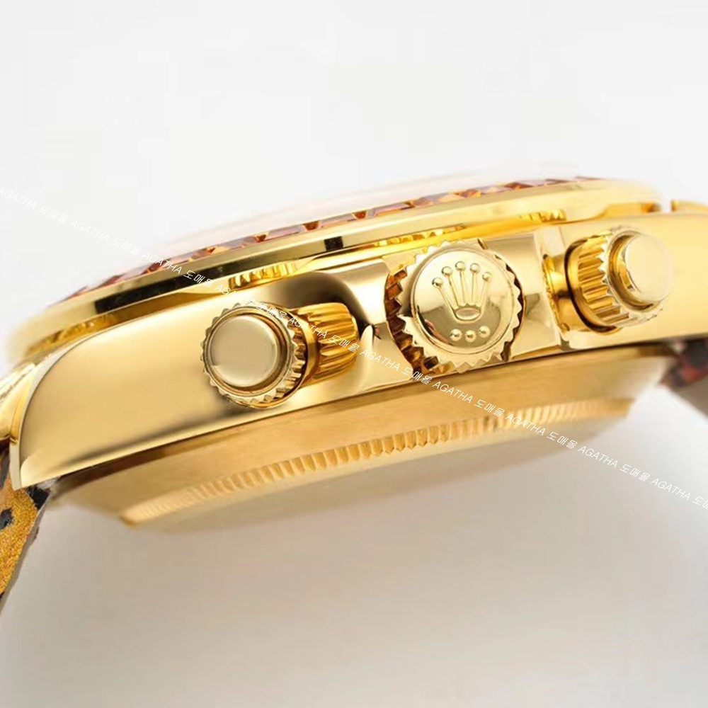 [롤렉스] 롤렉스 Cosmic 크로노그래프 데이토나 11598Saco Leopard Print 40mm