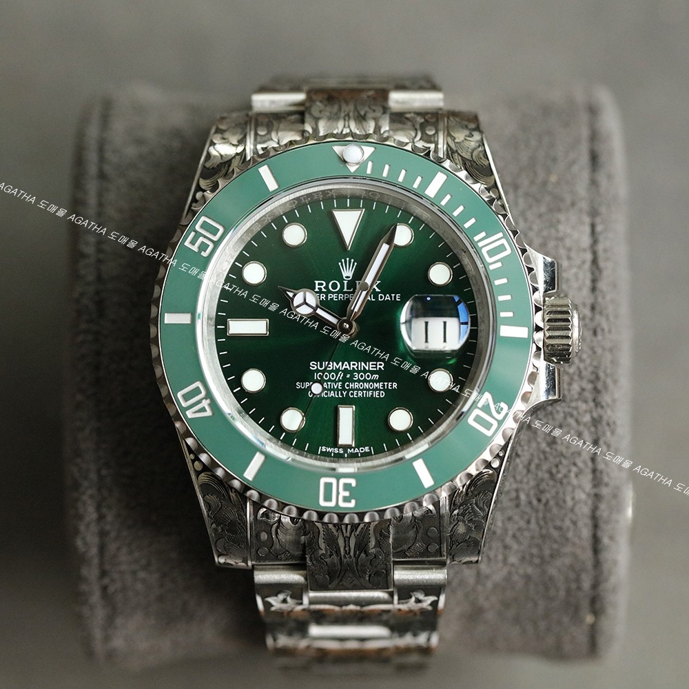 [롤렉스] Rolex 서브마리너 크롬하츠 콜라보 40/41mm Submariner Date  Mens Watch OYSTER PERPETUAL M126610LN - 롤렉스 Submariner 데이트  오이스터스틸