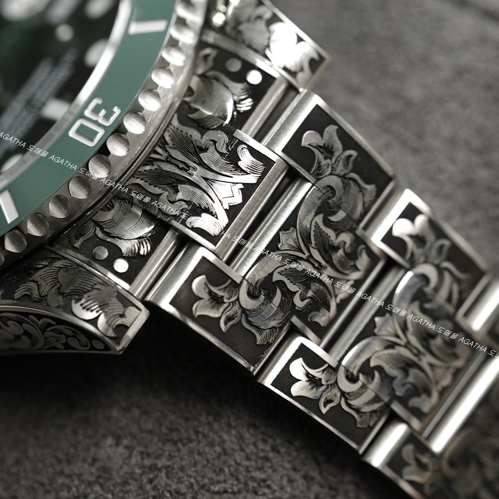 [롤렉스] Rolex 서브마리너 크롬하츠 콜라보 40/41mm Submariner Date  Mens Watch OYSTER PERPETUAL M126610LN - 롤렉스 Submariner 데이트  오이스터스틸