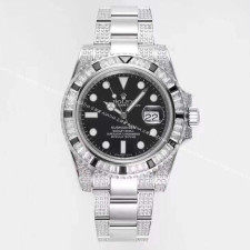 [롤렉스] Rolex 서브마리너 레인보우 블랙 40/41mm Submariner Date  Mens Watch OYSTER PERPETUAL M126610LN - 롤렉스 Submariner 데이트  오이스터스틸