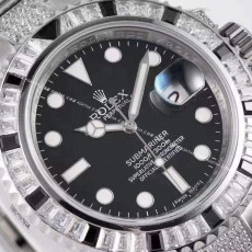 [롤렉스] Rolex 서브마리너 레인보우 블랙 40/41mm Submariner Date  Mens Watch OYSTER PERPETUAL M126610LN - 롤렉스 Submariner 데이트  오이스터스틸