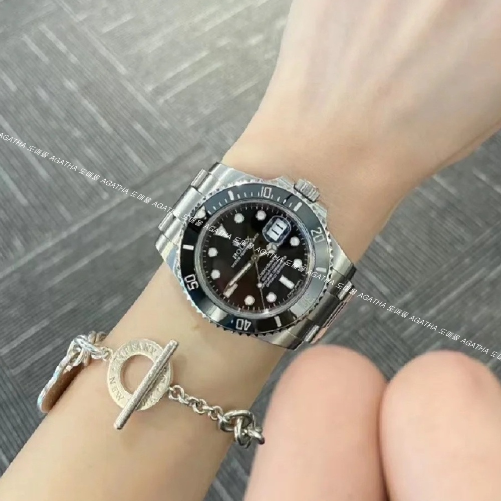 [롤렉스] Rolex 신형 서브마리너 블랙 40/41mm Submariner Date  Mens Watch OYSTER PERPETUAL M126610LN - 롤렉스 Submariner 데이트  오이스터스틸