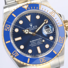 [롤렉스] Rolex 신형 서브마리너 썬레이 청콤비 40/41mm Submariner Date  Mens Watch OYSTER PERPETUAL M126610LN - 롤렉스 Submariner 데이트  오이스터스틸