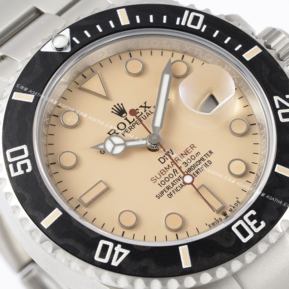 [롤렉스] Rolex 서브마리너 퍼시몬 DiW (Designa Individual Watches) 40/41mm Submariner Date  Mens Watch OYSTER PERPETUAL 19777454 - 롤렉스 Submariner 데이트  오이스터스틸