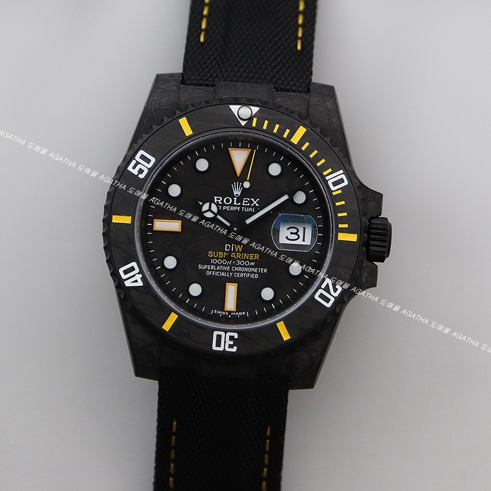 [롤렉스] Rolex 서브마리너 퍼시몬 DiW (Designa Individual Watches) 40/41mm Submariner Date  Mens Watch OYSTER PERPETUAL 19777454 - 롤렉스 Submariner 데이트  오이스터스틸