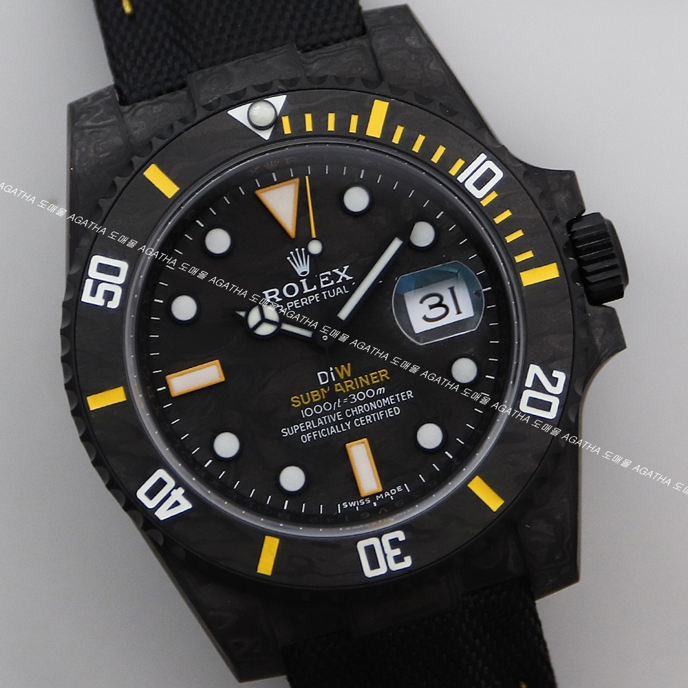 [롤렉스] Rolex 서브마리너 퍼시몬 DiW (Designa Individual Watches) 40/41mm Submariner Date  Mens Watch OYSTER PERPETUAL 19777454 - 롤렉스 Submariner 데이트  오이스터스틸