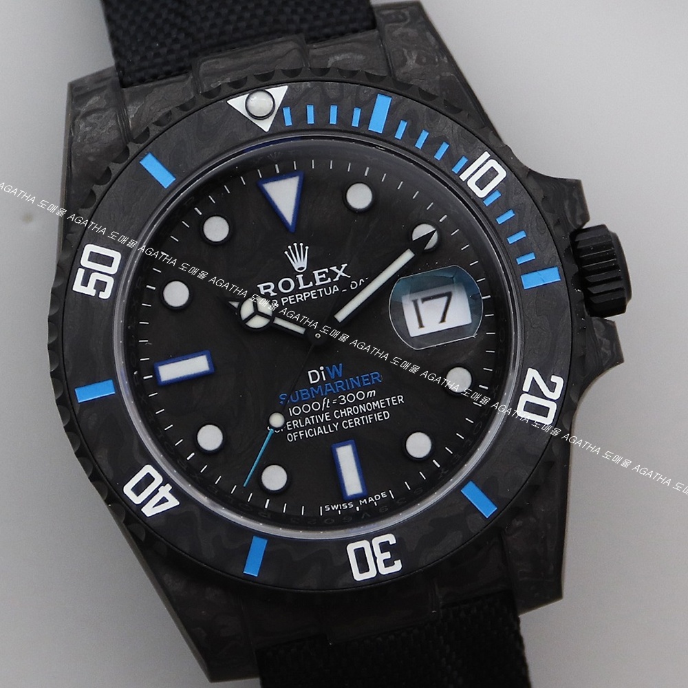 [롤렉스] Rolex 서브마리너 퍼시몬 DiW (Designa Individual Watches) 40/41mm Submariner Date  Mens Watch OYSTER PERPETUAL 19777454 - 롤렉스 Submariner 데이트  오이스터스틸