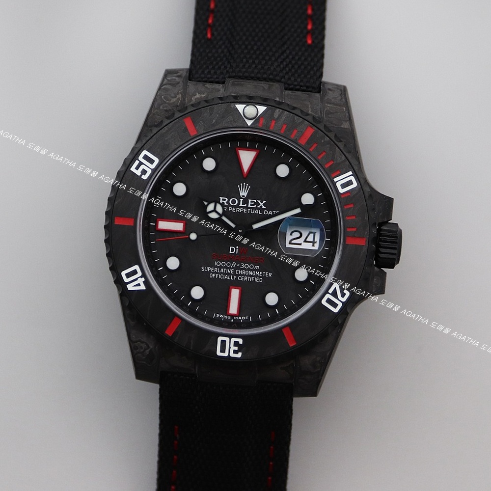 [롤렉스] Rolex 서브마리너 퍼시몬 DiW (Designa Individual Watches) 40/41mm Submariner Date  Mens Watch OYSTER PERPETUAL 19777454 - 롤렉스 Submariner 데이트  오이스터스틸