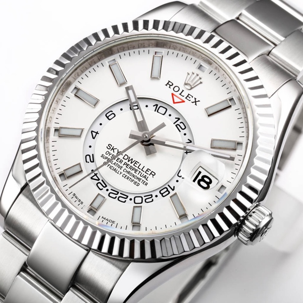 [롤렉스] Rolex Skydweller 롤렉스 스카이드웰러 4326934-38 42mm 화이트 다이얼 오이스터(Oyster)밴드