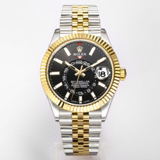 [롤렉스] Rolex Skydweller 롤렉스 스카이드웰러 4326934-38 42mm 엘로우골드 콤비 블랙 다이얼 쥬빌레 오이스터(Oyster)밴드