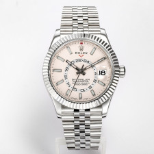 [롤렉스] Rolex Skydweller 롤렉스 스카이드웰러 4326934-38 42mm 연핑크 다이얼 쥬빌레 오이스터(Oyster)밴드