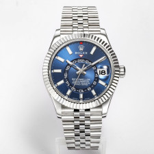 [롤렉스] Rolex Skydweller 롤렉스 스카이드웰러 4326934-38 42mm 썬레이블루 다이얼 쥬빌레 오이스터(Oyster)밴드