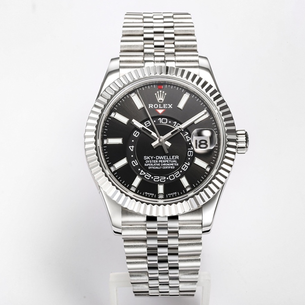 [롤렉스] Rolex Skydweller 롤렉스 스카이드웰러 4326934-38 42mm 블랙 다이얼 쥬빌레 오이스터(Oyster)밴드