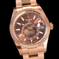 [롤렉스] Rolex Skydweller 롤렉스 스카이드웰러 4326934-38 42mm 로즈골드 인덱스 초코 다이얼 오이스터(Oyster)밴드