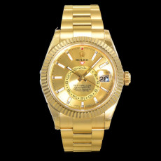 [롤렉스] Rolex Skydweller 롤렉스 스카이드웰러 4326934-38 42mm 엘로우골드 인덱스 블랙 다이얼 오이스터(Oyster)밴드