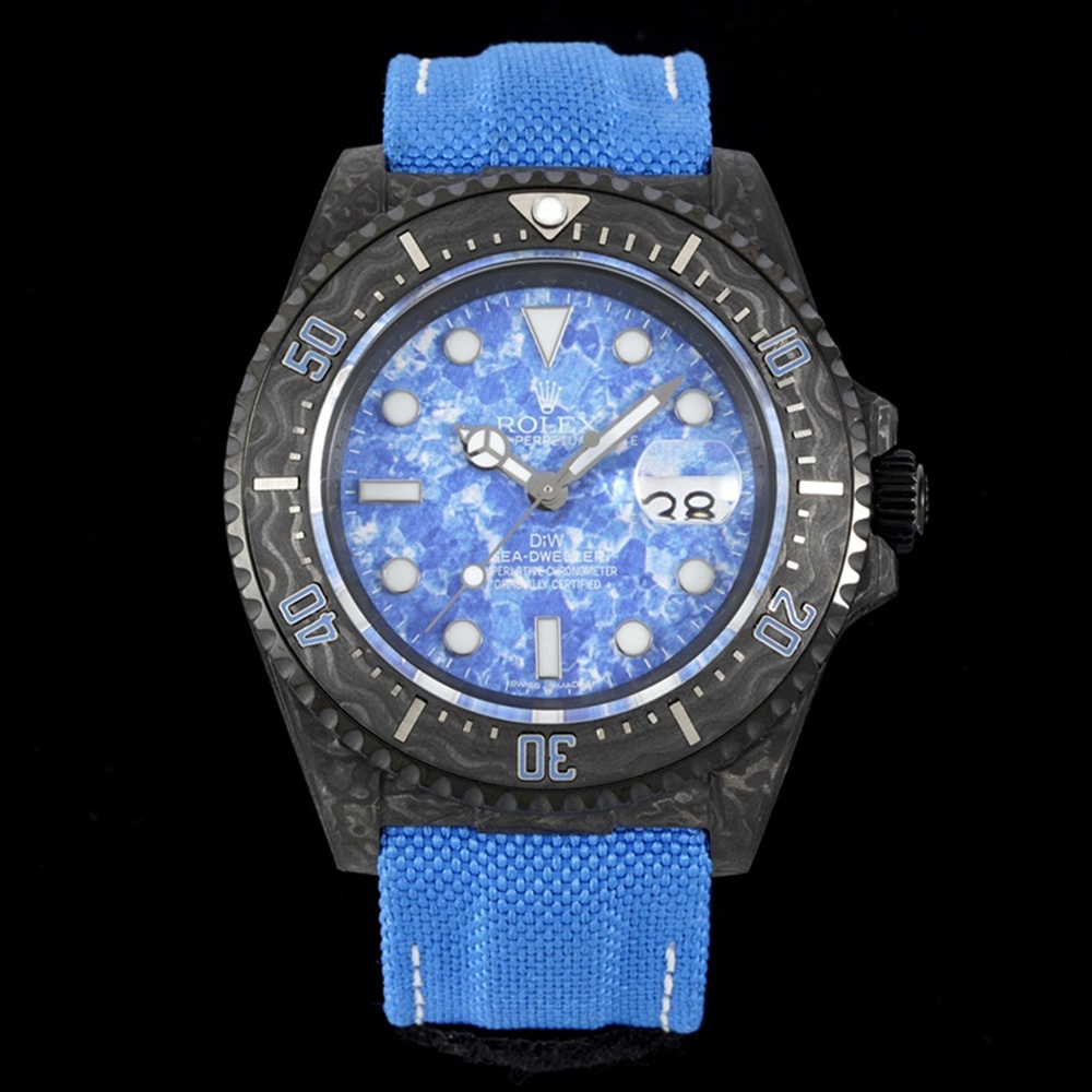 [롤렉스] Rolex 롤렉스 Diw 스피드스터 카본 씨드웰러 딥씨 Sea-Dweller 116660 Oyster Steel Deepsea  43mm  나일론밴드