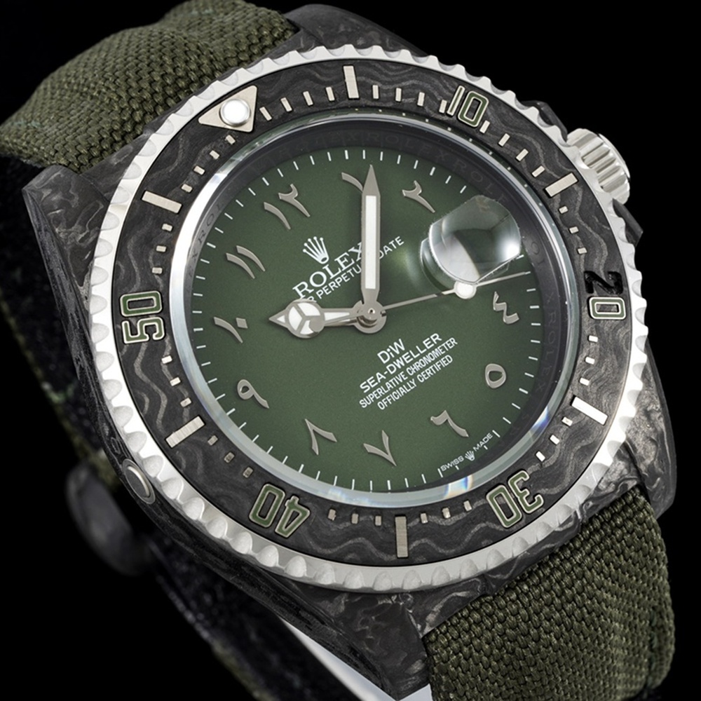 [롤렉스] Rolex 롤렉스 Diw 스피드스터 카본 씨드웰러 딥씨 Sea-Dweller 116660 Oyster Steel Deepsea  43mm  나일론밴드