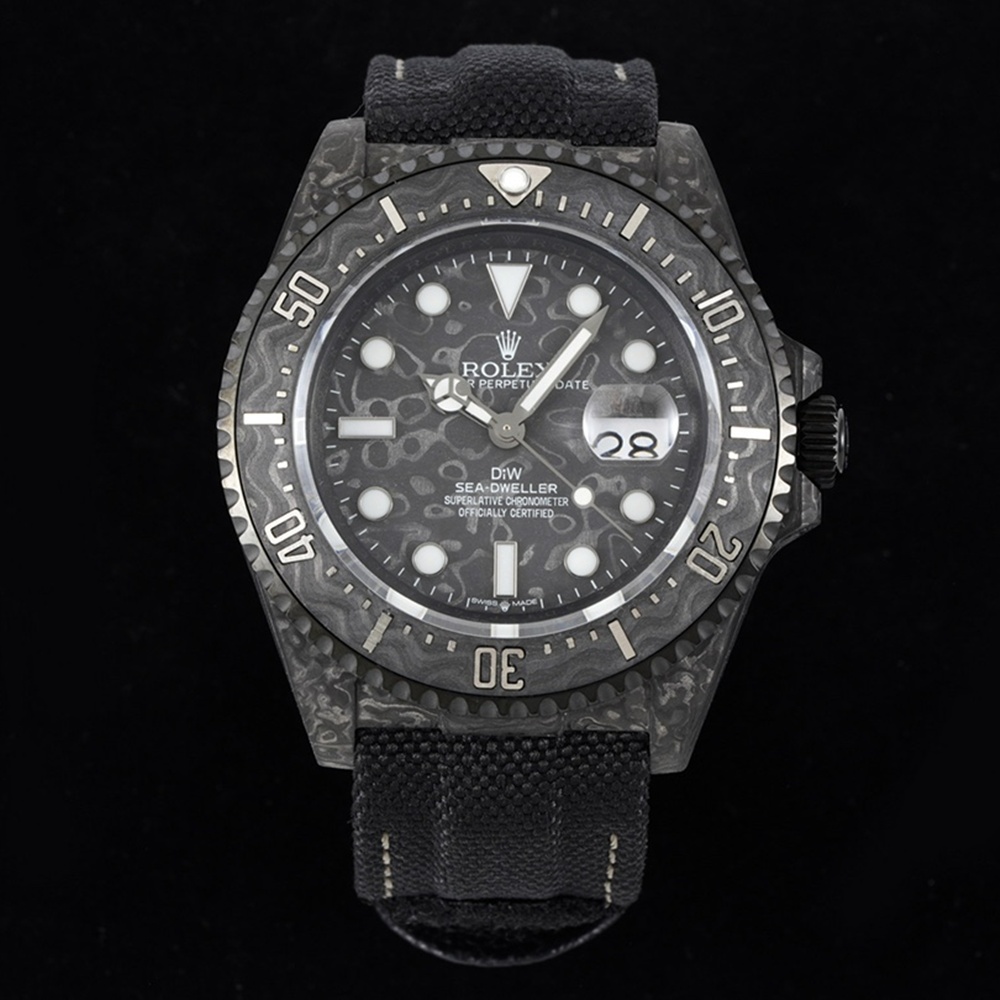[롤렉스] Rolex 롤렉스 Diw 스피드스터 카본 씨드웰러 딥씨 Sea-Dweller 116660 Oyster Steel Deepsea  43mm  나일론밴드