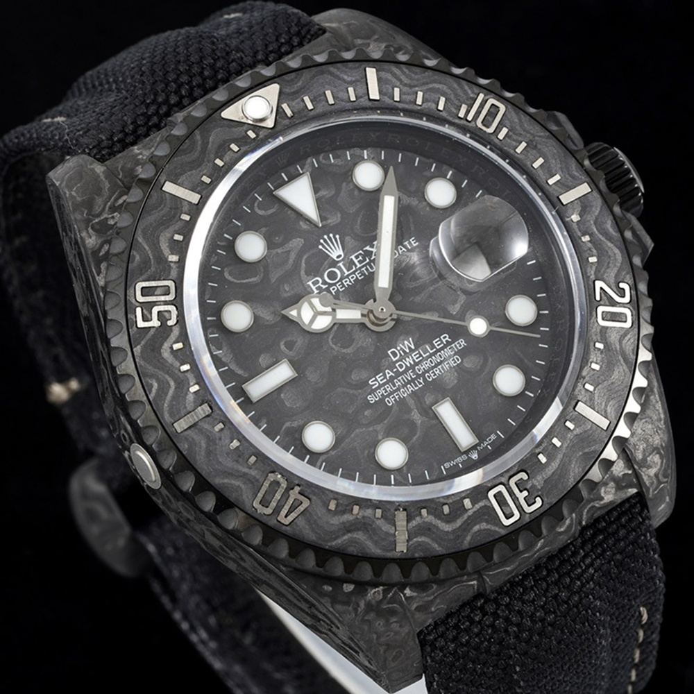[롤렉스] Rolex 롤렉스 Diw 스피드스터 카본 씨드웰러 딥씨 Sea-Dweller 116660 Oyster Steel Deepsea  43mm  나일론밴드