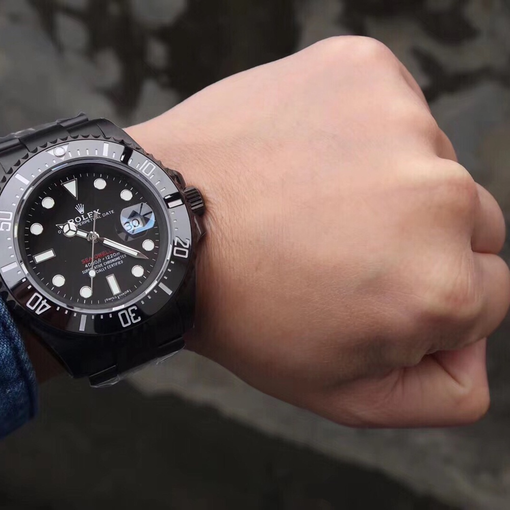 [롤렉스] Rolex 롤렉스 씨드웰러 딥씨 오리지널 올블랙 Sea-Dweller 116660 Oyster Steel Deepsea 43mm
