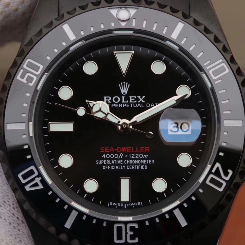 [롤렉스] Rolex 롤렉스 씨드웰러 딥씨 오리지널 올블랙 Sea-Dweller 116660 Oyster Steel Deepsea 43mm