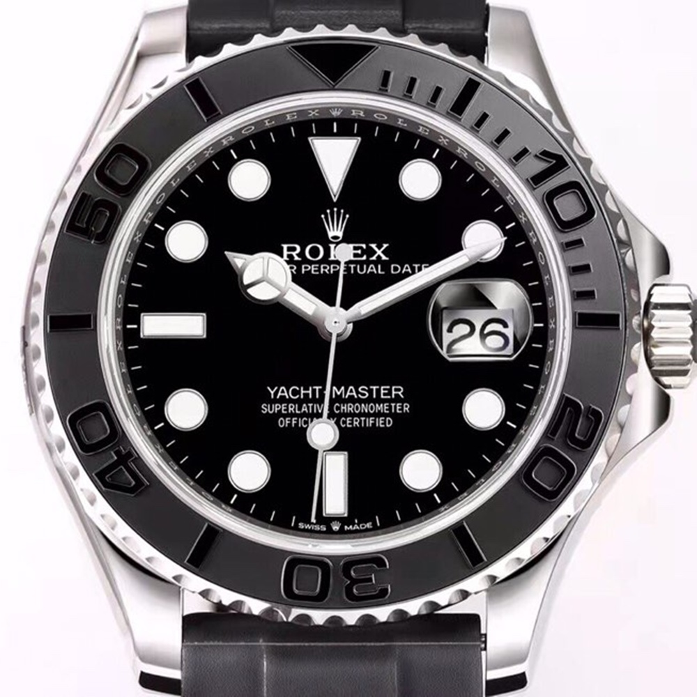 [롤렉스] Rolex Yacht-Master 226659 요트마스터 실버 블랙 다이얼 42mm 러버밴드