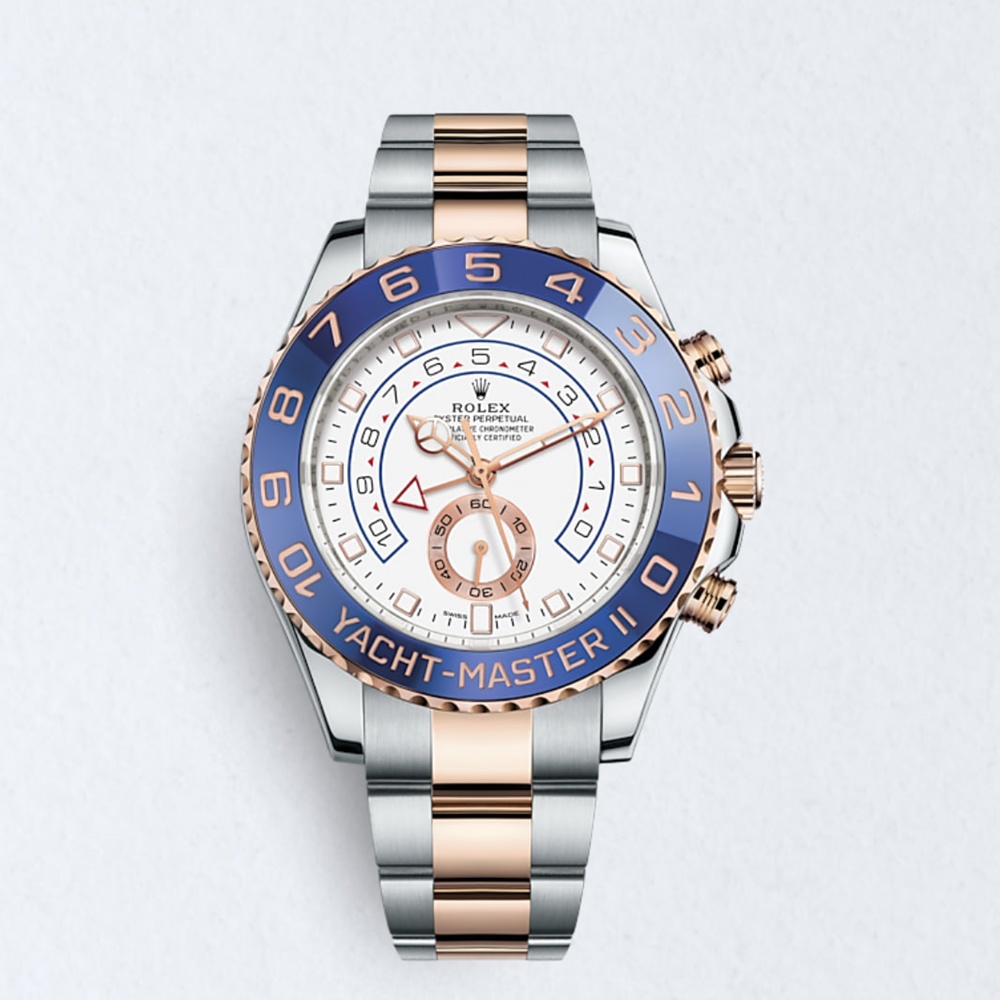 [롤렉스] Rolex Yacht-Master 2 요트마스터2 로즈골드 콤비 화이트 다이얼 116680 44mm  브레이슬릿