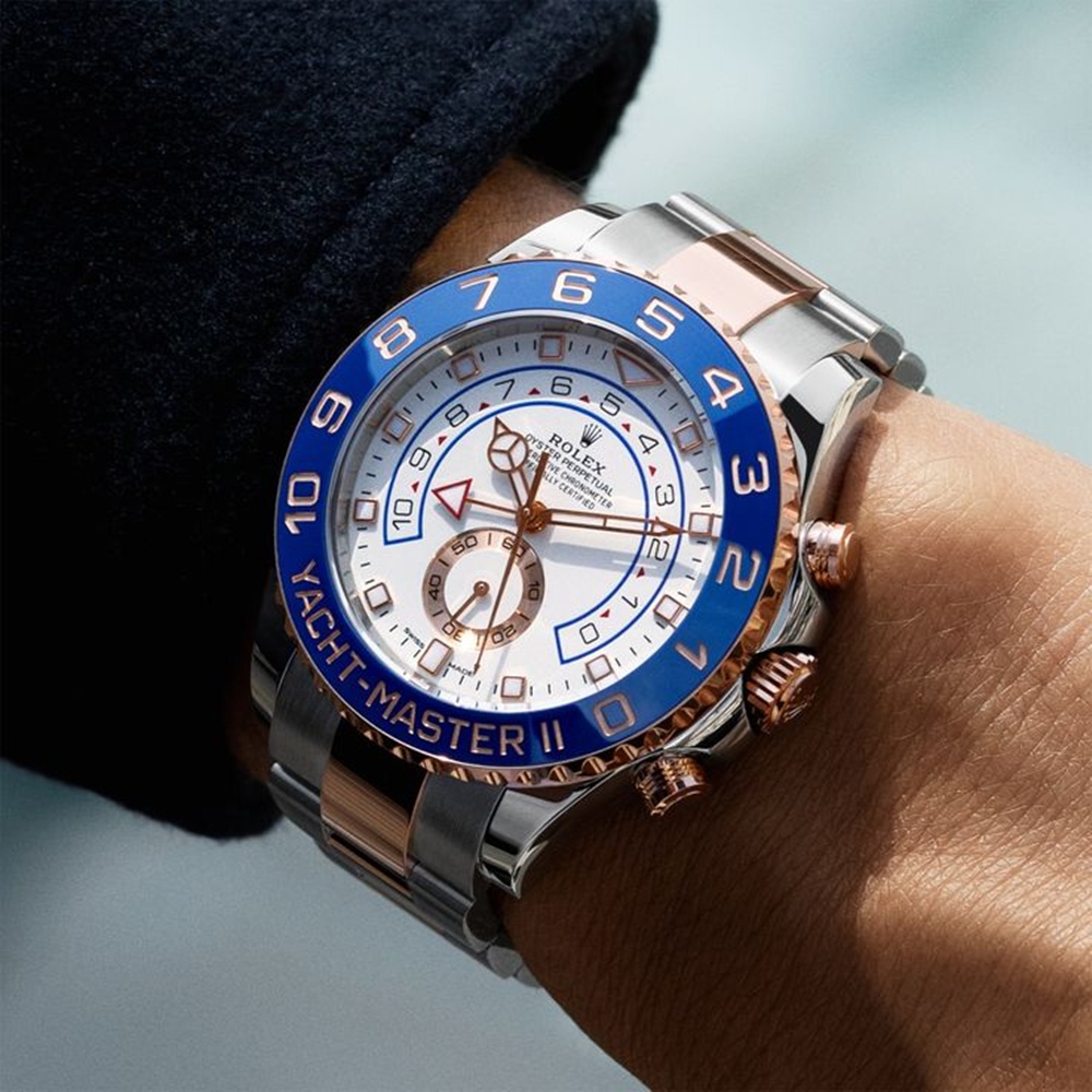 [롤렉스] Rolex Yacht-Master 2 요트마스터2 로즈골드 콤비 화이트 다이얼 116680 44mm  브레이슬릿