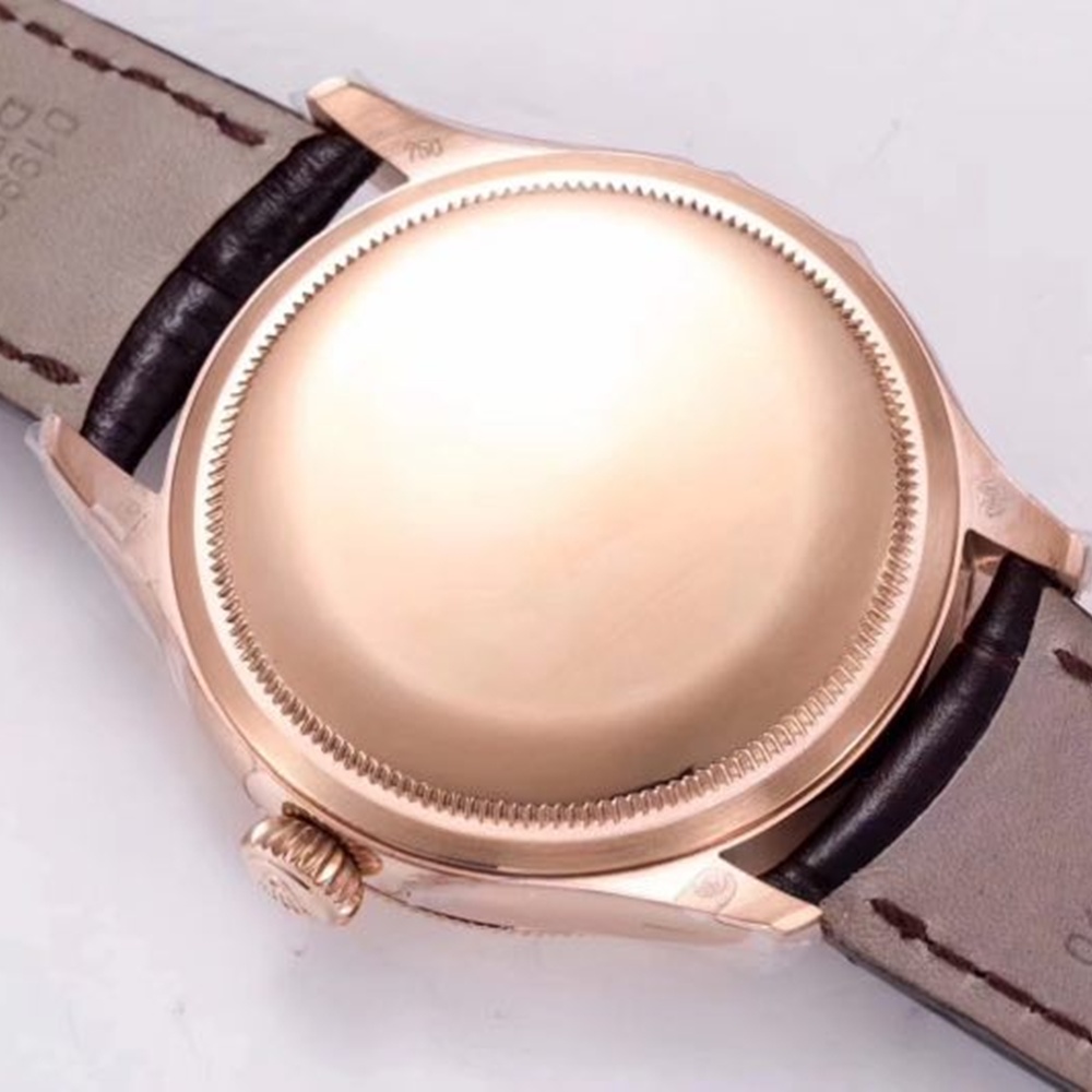 [롤렉스] ROLEX Cellini time 50505 white 셀리니 로즈골드 화이트 다이얼 40mm 레더스트렙