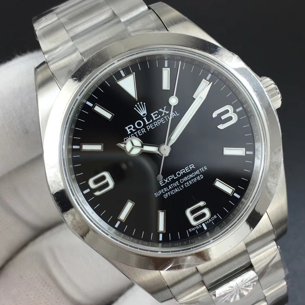 [롤렉스] Rolex EXPLORER 114270 - 롤렉스 익스플로러 실버 블랙 다이얼 36/40mm 브레이슬