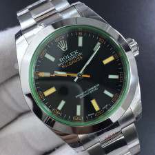 [롤렉스] Rolex Milgauss  Ref. 116400GV 40mm 밀가우스 실버 블랙 다이얼 Stainless Steel