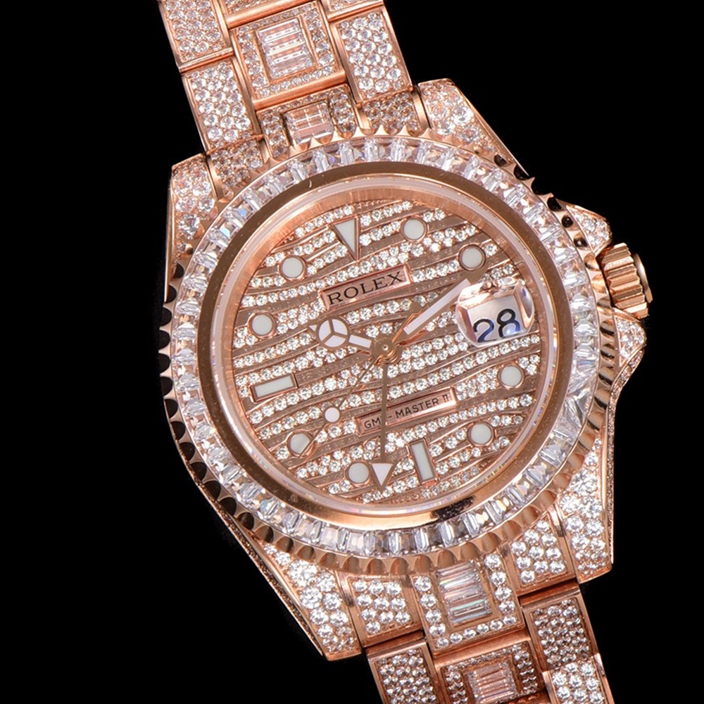 [롤렉스] Rolex 롤렉스 GMT-마스터 II Rose Gold GMT-Master II Ice Ref. 116769TBR 40mm