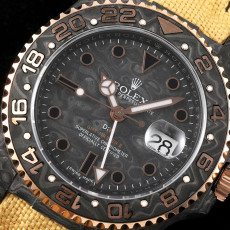 [롤렉스] 롤렉스 GMT-마스터 II DiW (Designa Individual Watches) 커스터마이징 DiW GMT 마스터 II 오아시스 40mm 카본 나일론밴드