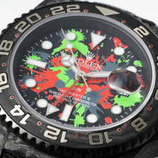 [롤렉스] 롤렉스 GMT-마스터 II DiW (Designa Individual Watches) 커스터마이징 DiW GMT 마스터 II 오아시스 40mm 카본 나일론밴드