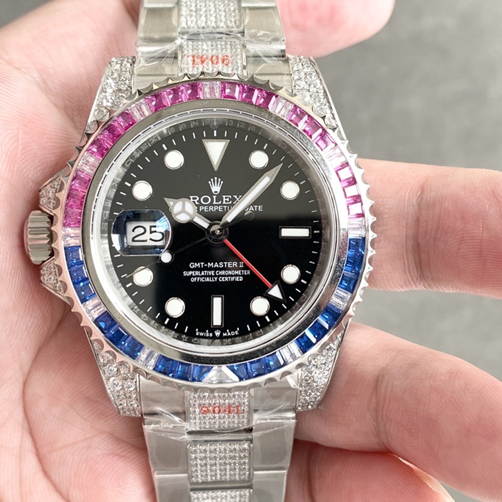 [롤렉스] 롤렉스 GMT-마스터 II GMT-Master II M126720VTNR - 지엠티마스터2 레인보우 40mm 브레이슬릿