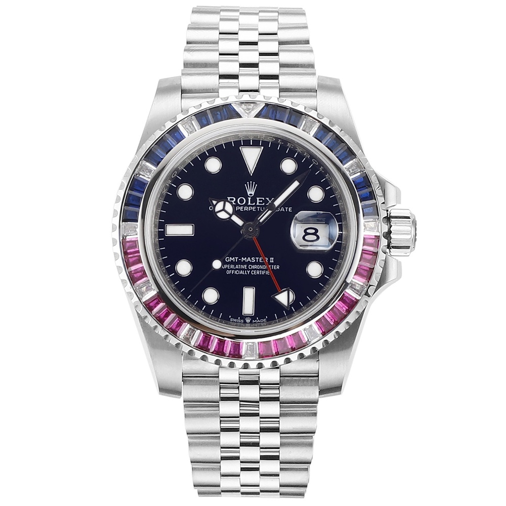 [롤렉스] 롤렉스 GMT-마스터 II GMT-Master II Pepsioyster 126710 - 롤렉스 지엠티 마스터 40mm 레인보우 쥬빌레밴드