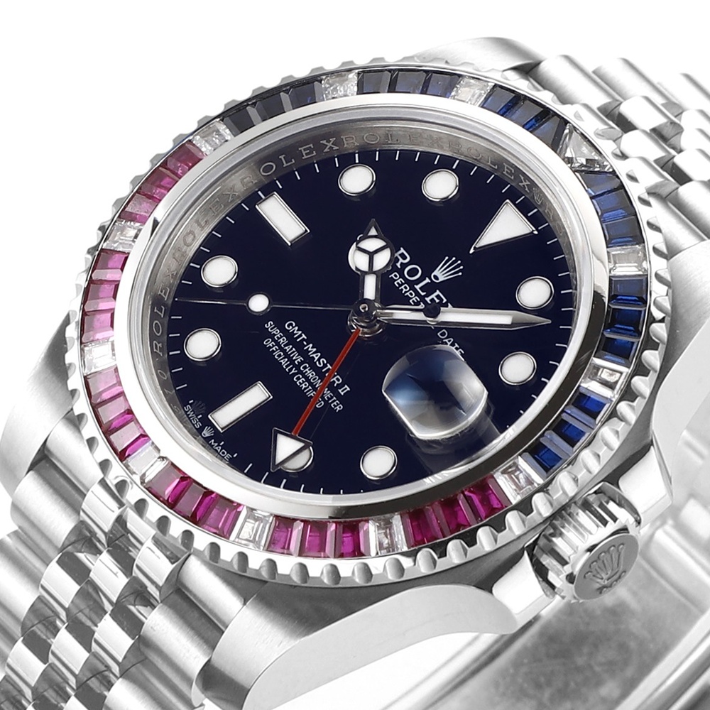 [롤렉스] 롤렉스 GMT-마스터 II GMT-Master II Pepsioyster 126710 - 롤렉스 지엠티 마스터 40mm 레인보우 쥬빌레밴드