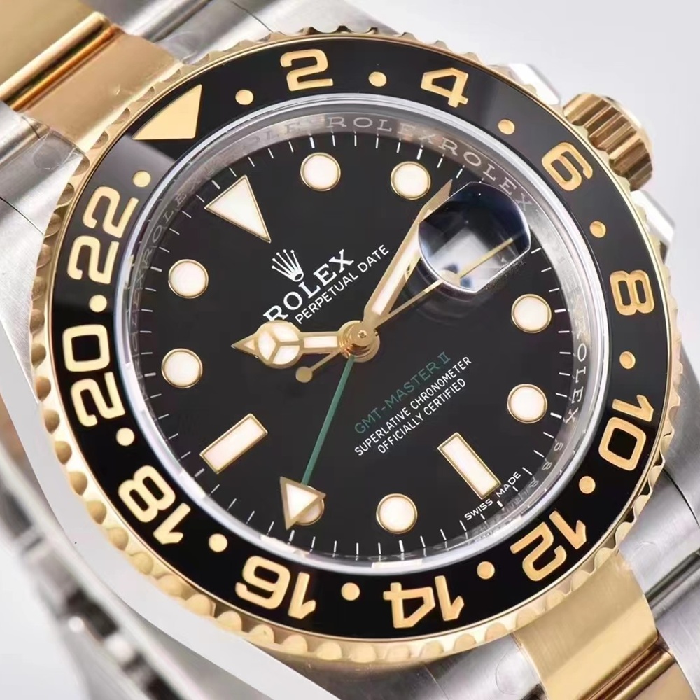 [롤렉스] 롤렉스 GMT-마스터 II 116718LN 지엠티마스터 블랙 콤비  40mm 오이스터 밴드