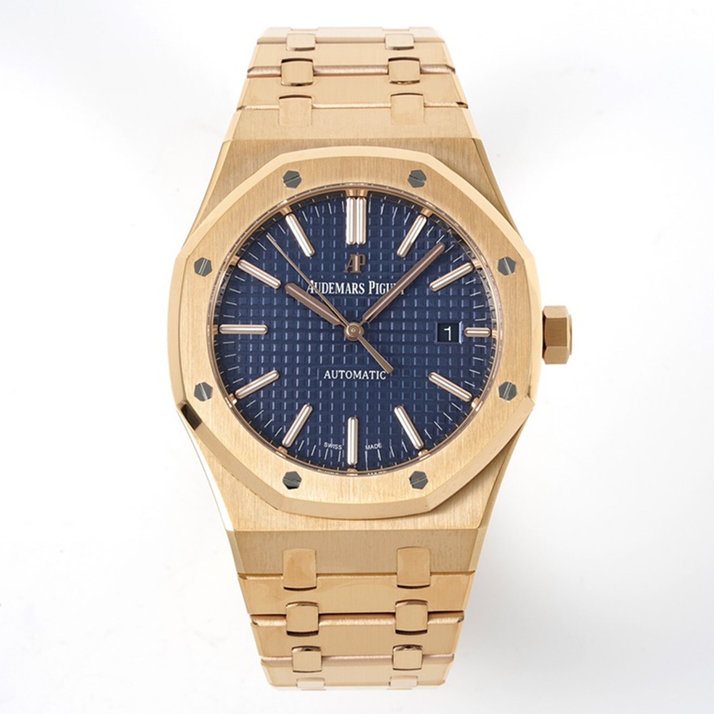 [오데마피게] 로즈골드 인덱스 블루판 Audemars Piguet Royal Oak 15450- 오데마피게 로얄오크 15500st  41mm