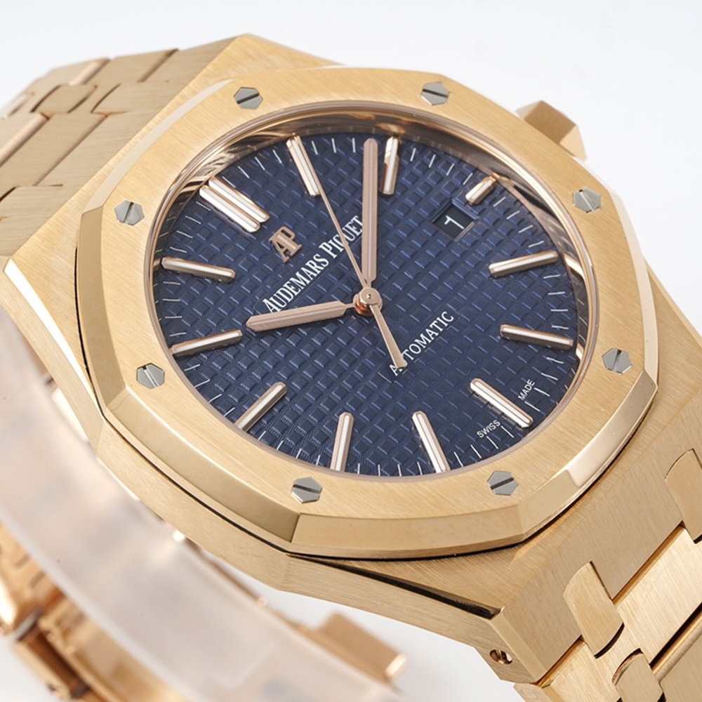 [오데마피게] 로즈골드 인덱스 블루판 Audemars Piguet Royal Oak 15450- 오데마피게 로얄오크 15500st  41mm
