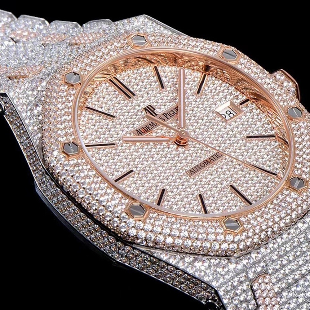 [오데마피게] Audemars Piguet 15400st - Royal Oak Rosé - VVS Diamond Set - like New 오데마피게 로얄오크 41mm
