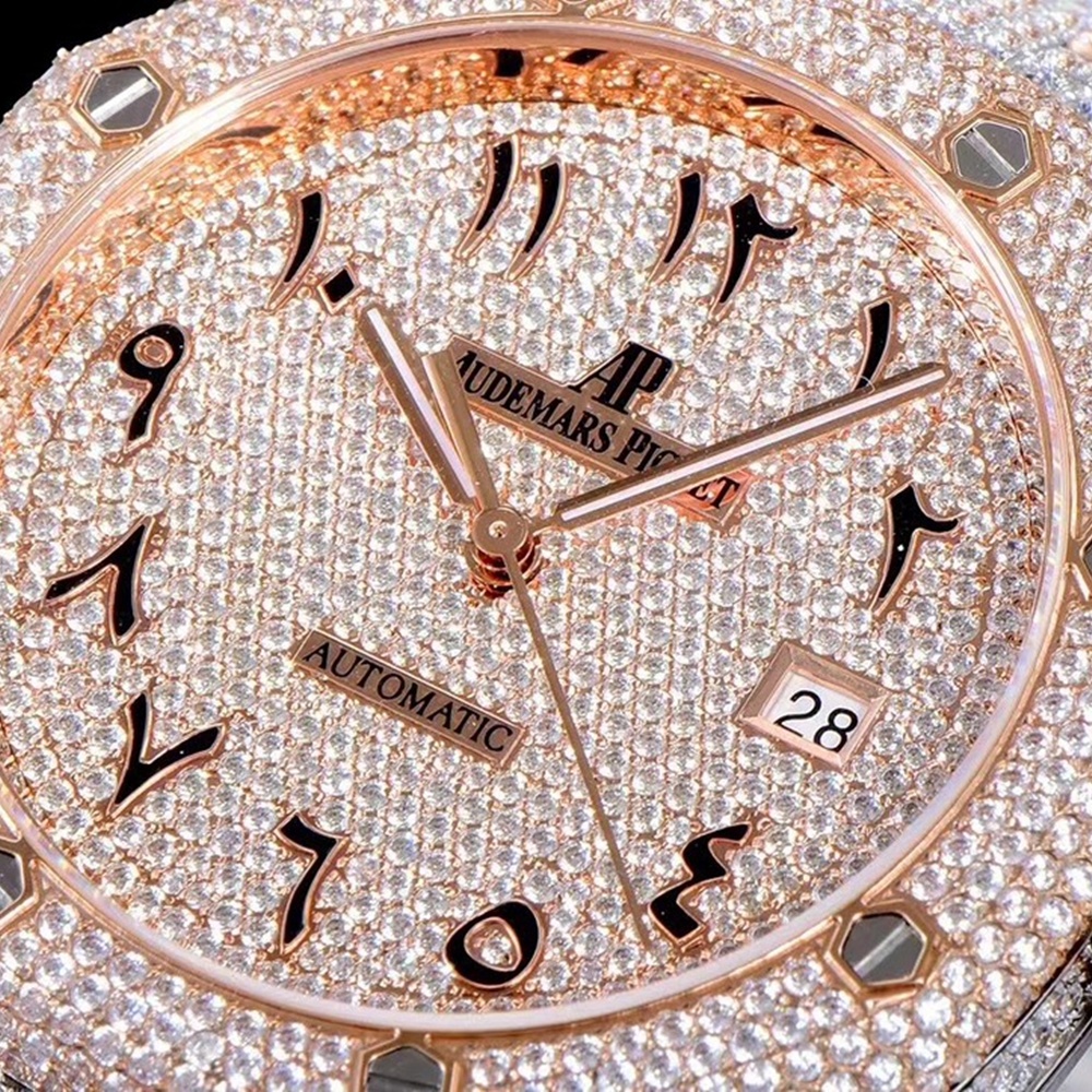 [오데마피게] Audemars Piguet 15400st - Royal Oak Rosé - VVS Diamond Set - like New 오데마피게 로얄오크 41mm