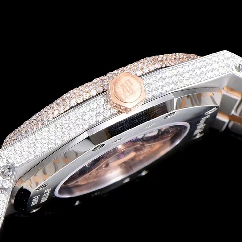 [오데마피게] Audemars Piguet 15400st - Royal Oak Rosé - VVS Diamond Set - like New 오데마피게 로얄오크 41mm