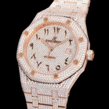 [오데마피게] Audemars Piguet 15400st - Royal Oak Rosé - VVS Diamond Set - like New 오데마피게 로얄오크 41mm