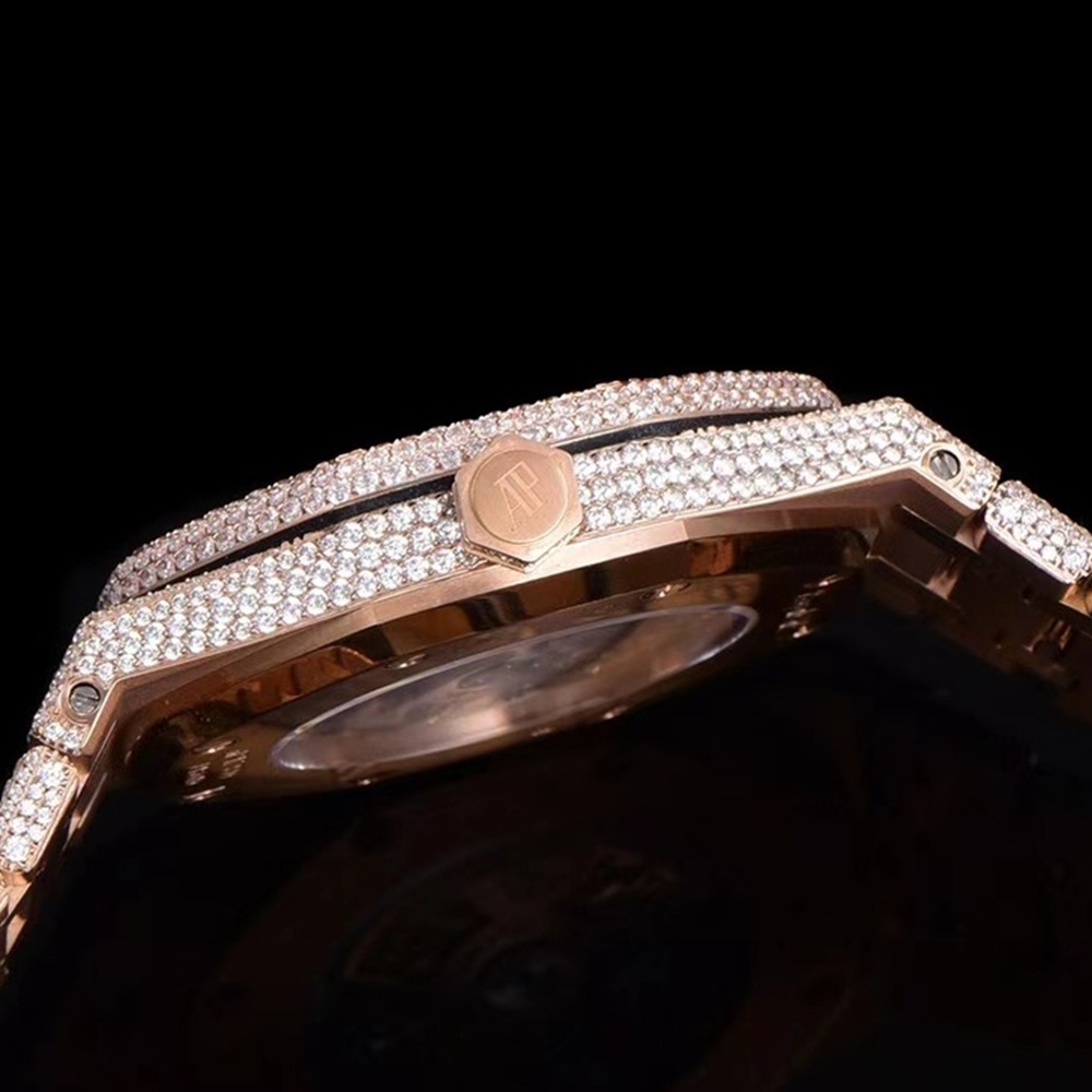 [오데마피게] Audemars Piguet 15400st - Royal Oak Rosé - VVS Diamond Set - like New 오데마피게 로얄오크 41mm
