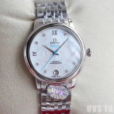 [오메가] 드 빌 프레스티지 8포인트 진주펄 브레이슬릿 OMEGA Deville Prestige Co-Axial Master 35/41mm