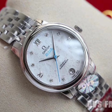 [오메가] 드 빌 프레스티지 8포인트 진주펄 브레이슬릿 OMEGA Deville Prestige Co-Axial Master 35/41mm